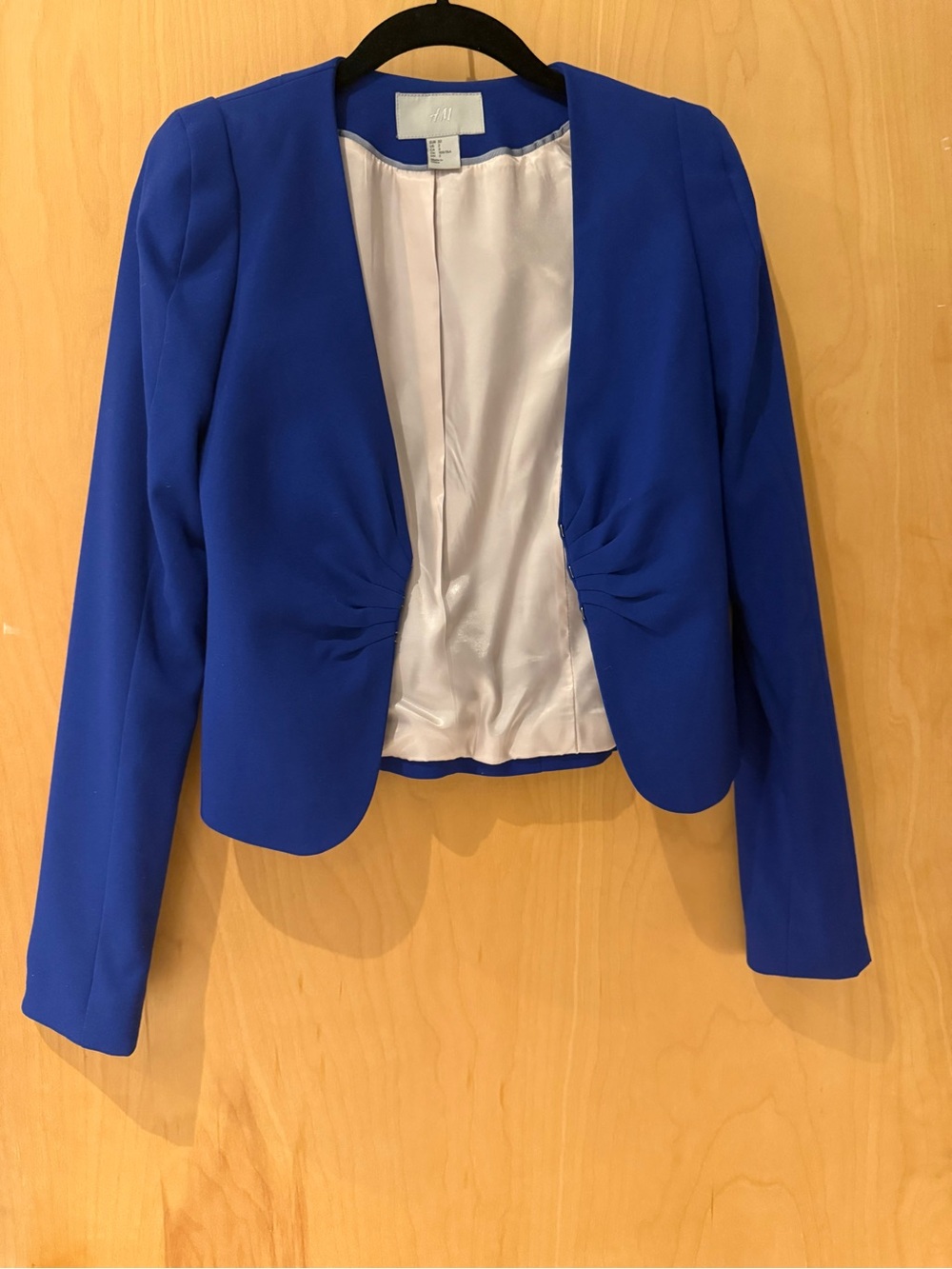 H&M Cobalt Blue Open-Front Women's Blazer
